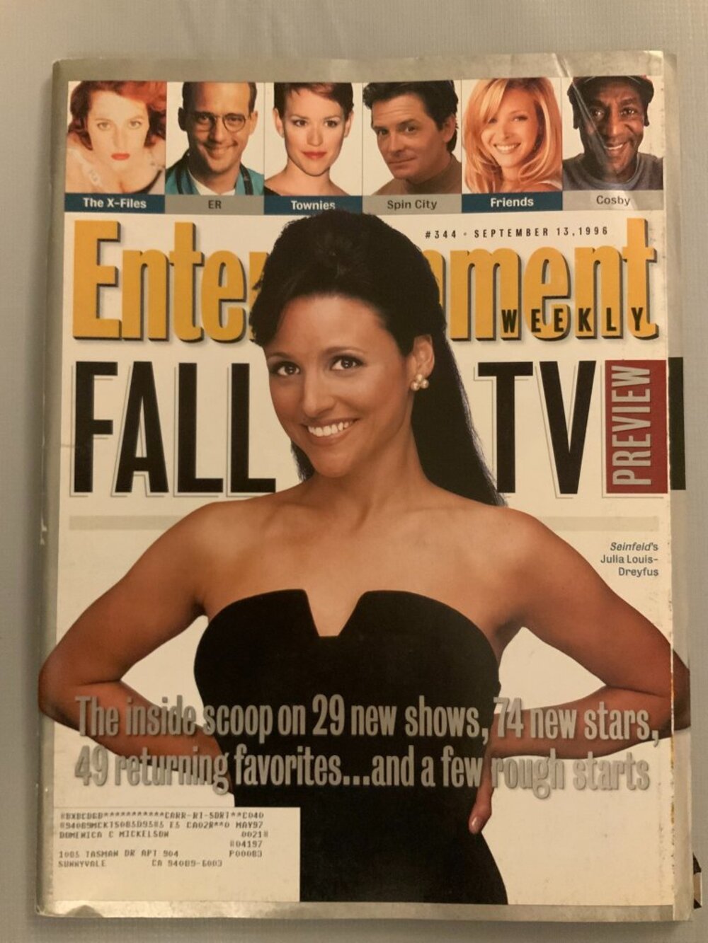 ENTERTAINMENT WEEKLY Magazine Sept 13 1996 #344 Fall TV Preview (120)